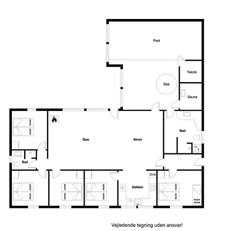 Large Pool House With Activity - 1014 * Ringkobing